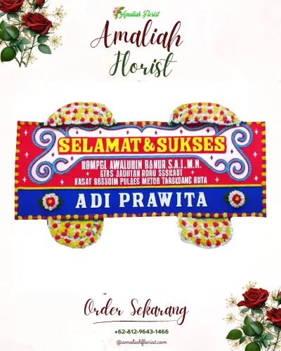 Karangan Bunga Ucapan Selamat di Naimata
